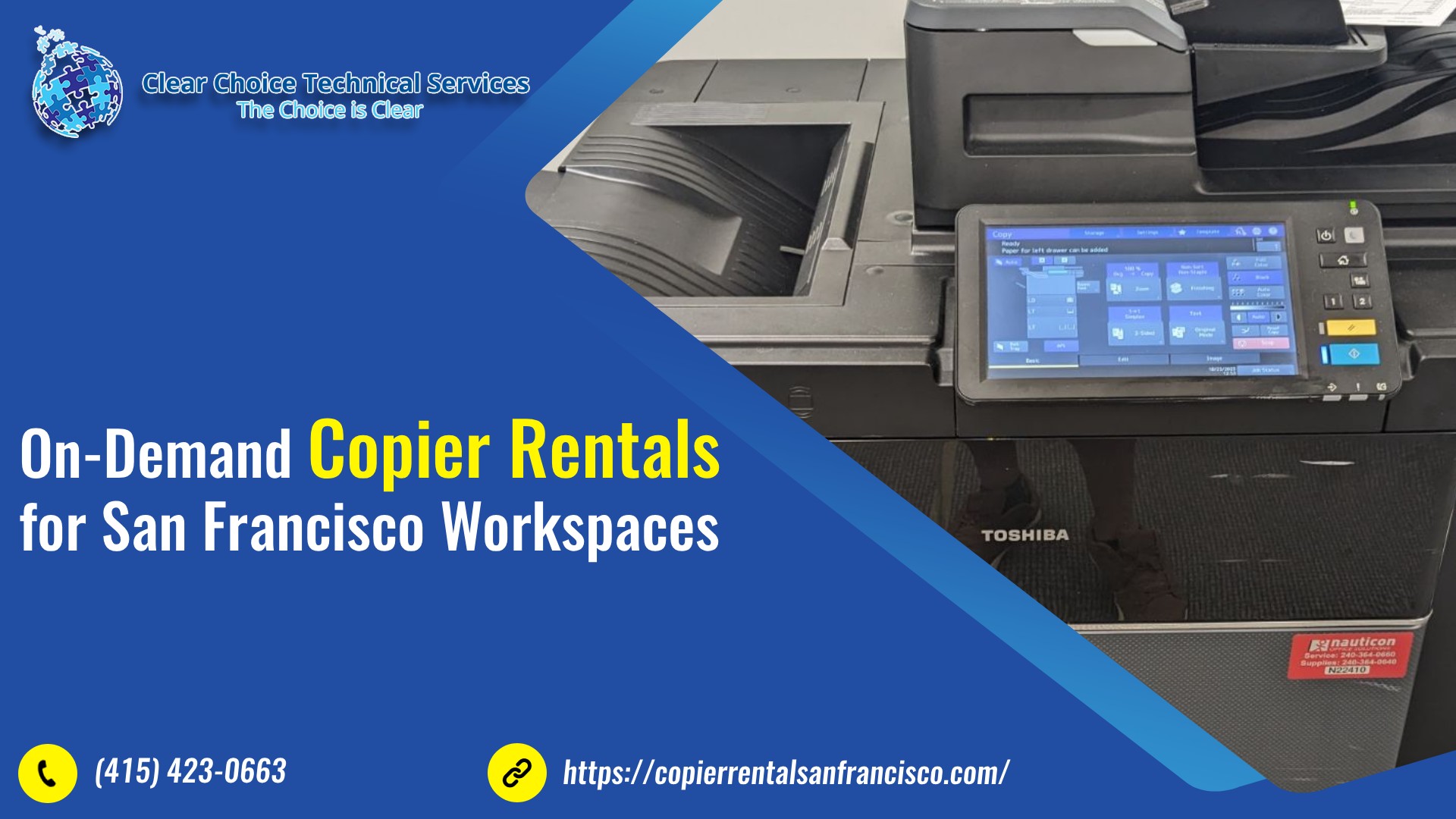 On-Demand Copier Rentals for San Francisco Workspaces
